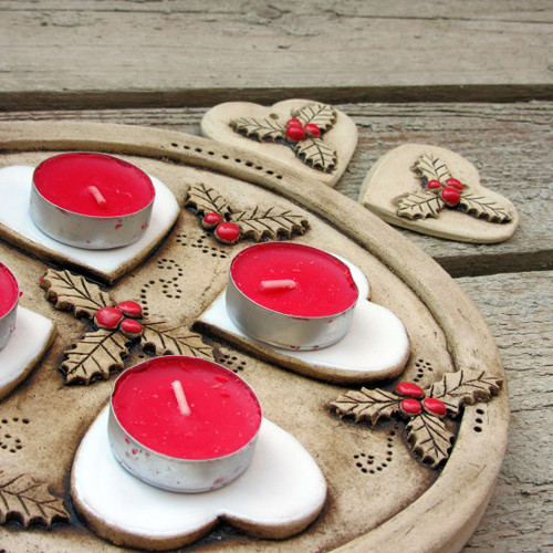 Adventní svícen cesmínový - na přání — foto 3