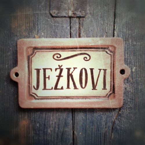 Ježkovi- cedulka na dveře — foto 2
