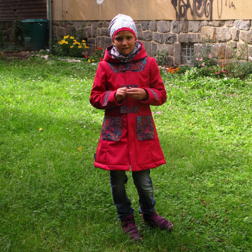 Kabátek "Fuchsiové mámování" - obj. — foto 2