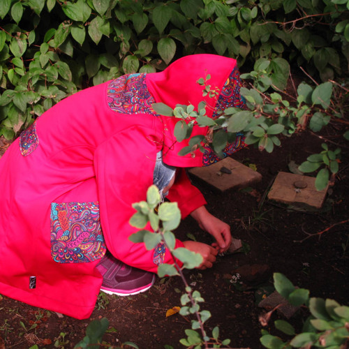 Kabátek "Fuchsiové mámování" - obj. — foto 5