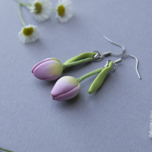 Náušnice - Tulipány — foto 3