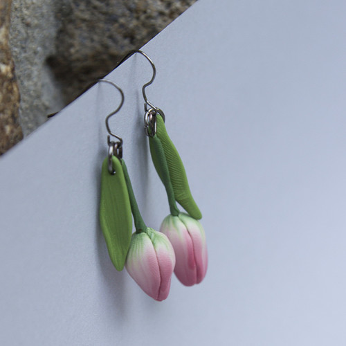 Náušnice - Tulipány — foto 4