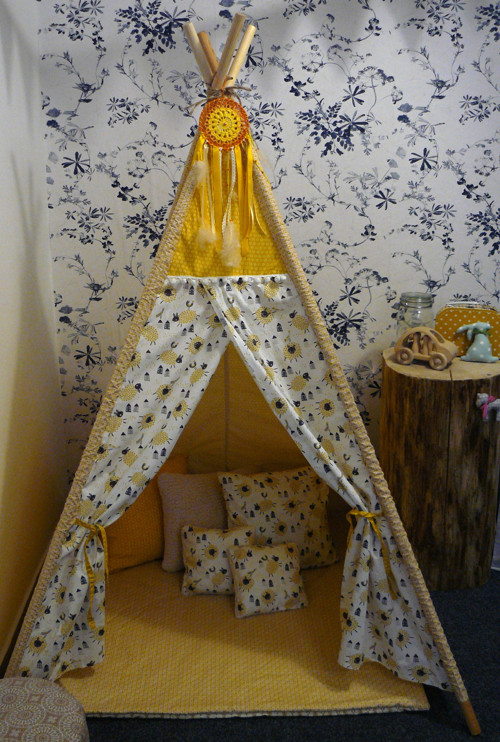 Dětské teepee Žlutá ovečka — foto 2