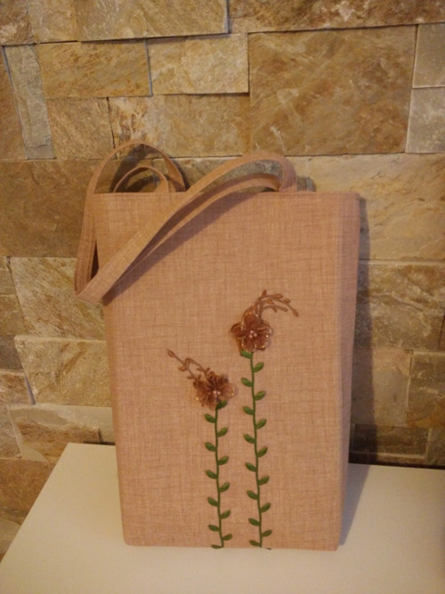 Taška Flowers Brown — foto 3
