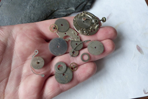 Ozubená kolečka 43..vintage materiál pro steampunk — foto 2