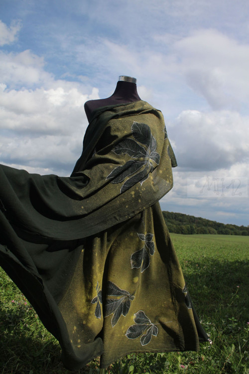 Kaštanový organtínovaný set — foto 3