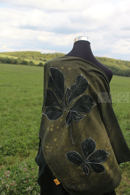 Kaštanový organtínovaný set — foto 4