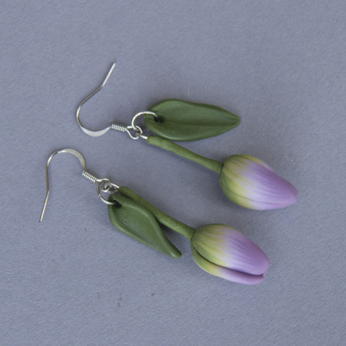 Náušnice - Tulipány — foto 4