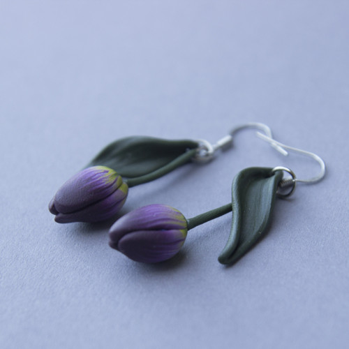 Náušnice - Tulipány — foto 4