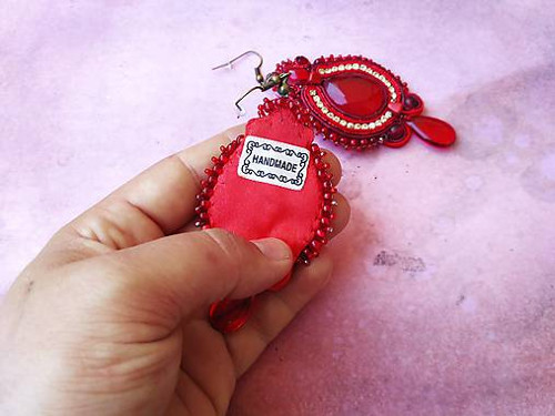 Ruby Earrings - sutaškové náušnice — foto 3