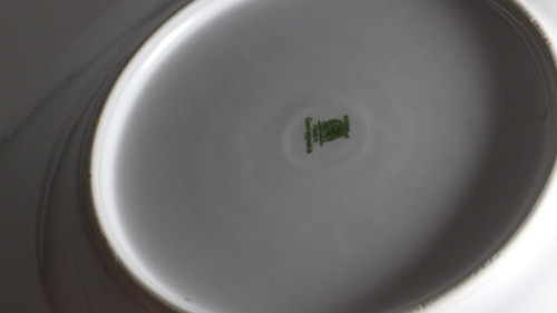 Porcelánová mísa poseta růžemi — foto 3