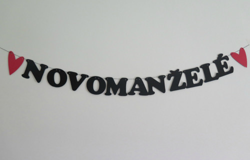 Girlandy novomanželé — foto 2