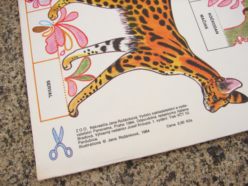ZOO - retro vystřihovánka — foto 3