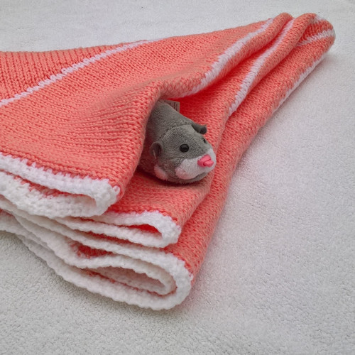 Růžová kruhová deka — foto 3
