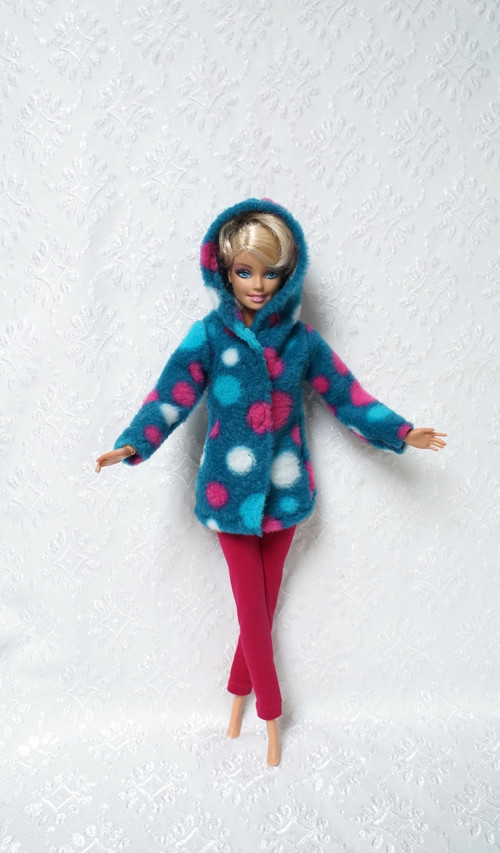 Zimní puntíkatý komplet — foto 3