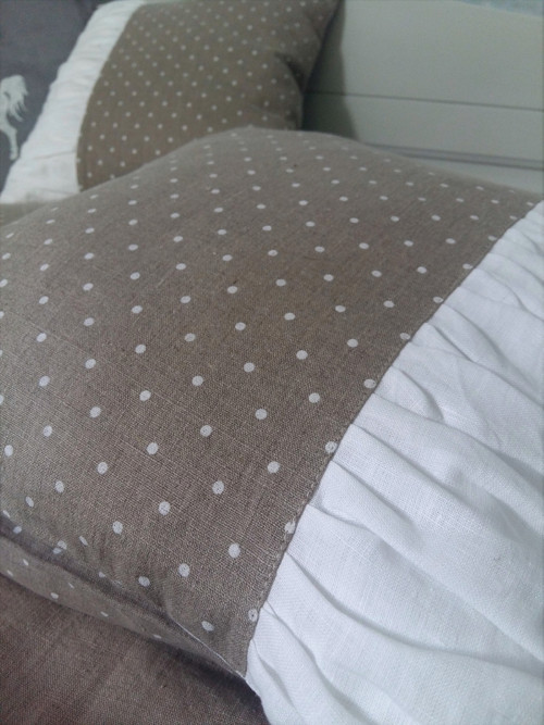 Lněné povlečení Dots Everywhere — foto 3