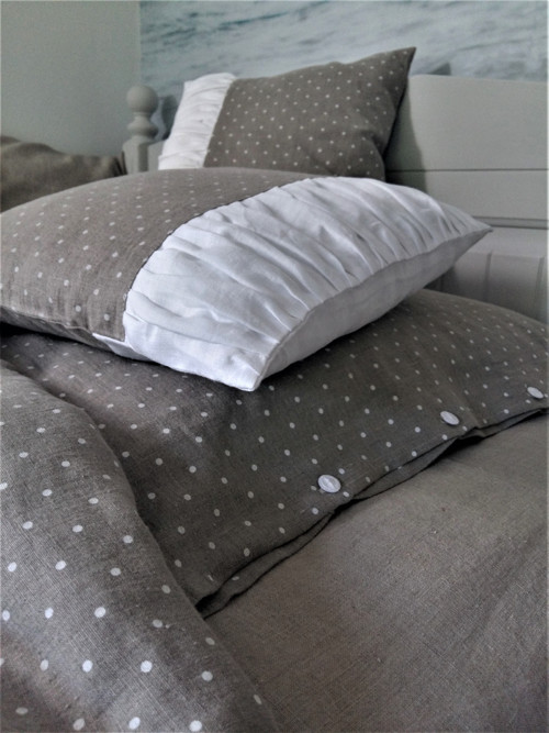 Lněné povlečení Dots Everywhere — foto 6