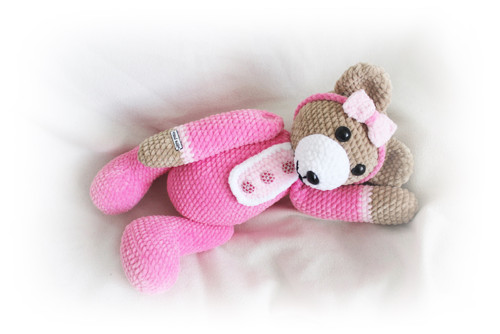 Medvídek spinkáček - holčička - cca 47 cm — foto 4