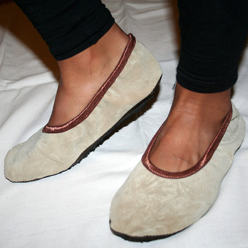 Kožené barefoot baleríny — foto 6