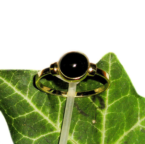 ZLATÝ prsten ONYX 8 mm — foto 2