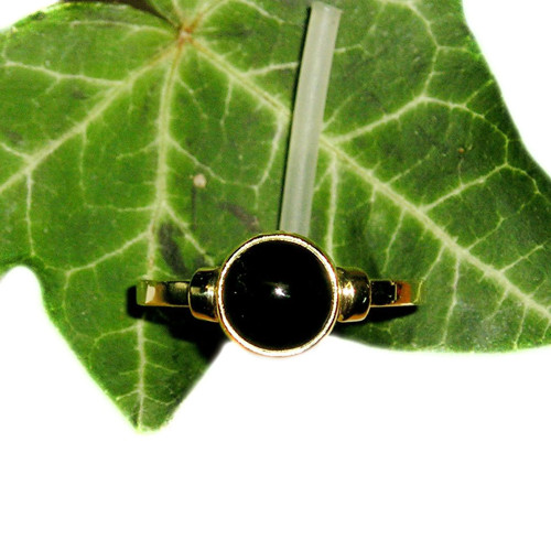 ZLATÝ prsten ONYX 8 mm — foto 3