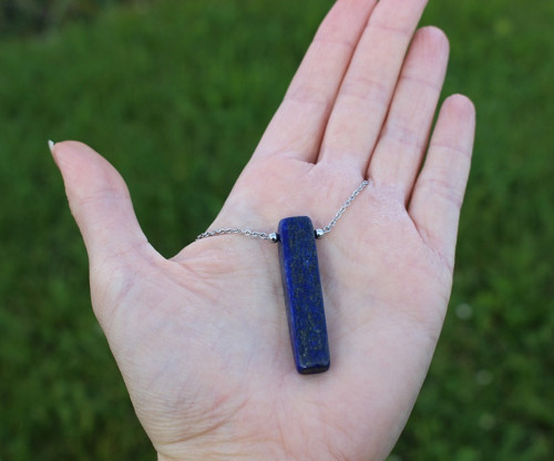 Eliopé • lapis lazuli, nerez. ocel — foto 2