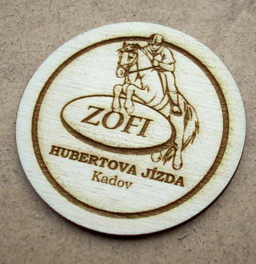 Kokarda - dřevěný střed — foto 2