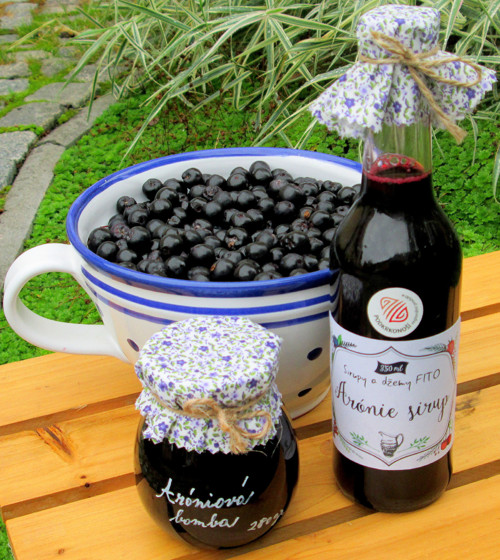Aróniový sirup - 350 ml — foto 2