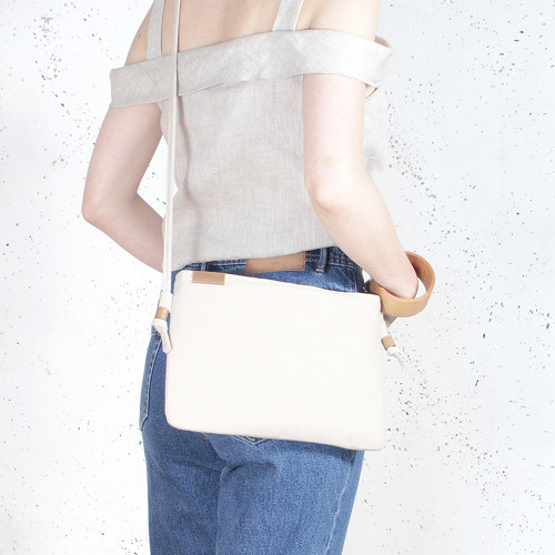 NODO BAG béžová bavlna — foto 2