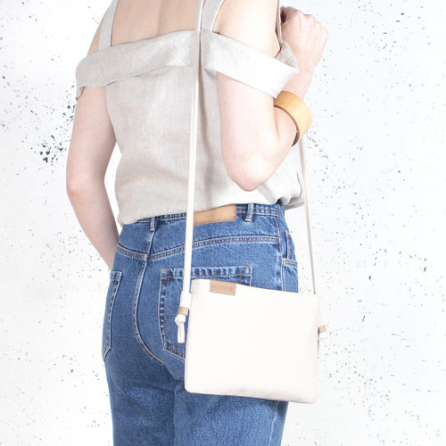 NODO BAG MINI béžová bavlna — foto 2