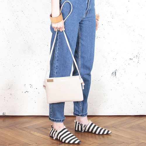 NODO BAG MINI béžová bavlna — foto 5
