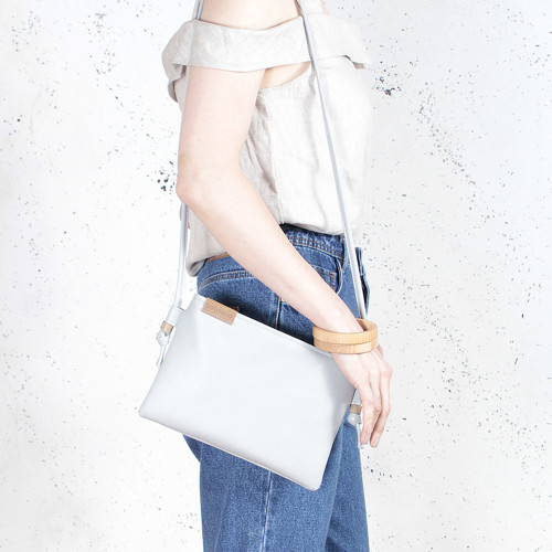 NODO BAG MINI světle šedá — foto 2