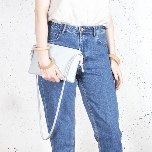 NODO BAG MINI světle šedá — foto 4