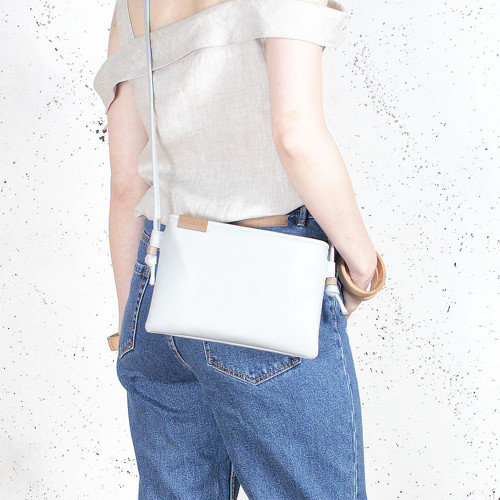 NODO BAG MINI světle šedá — foto 5