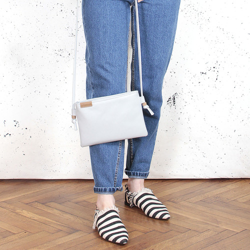 NODO BAG MINI světle šedá — foto 6