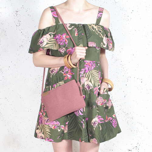 NODO BAG MINI růžová bavlna — foto 2