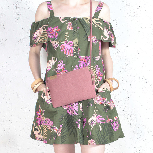 NODO BAG MINI růžová bavlna — foto 3