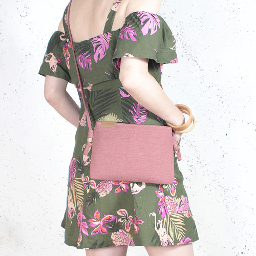 NODO BAG MINI růžová bavlna — foto 4