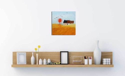 Podzim u babičky - 30x30cm — foto 2