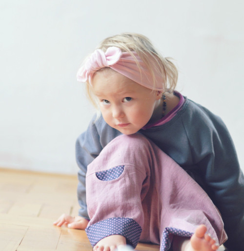 Čelenka s mašličkou růžová — foto 2