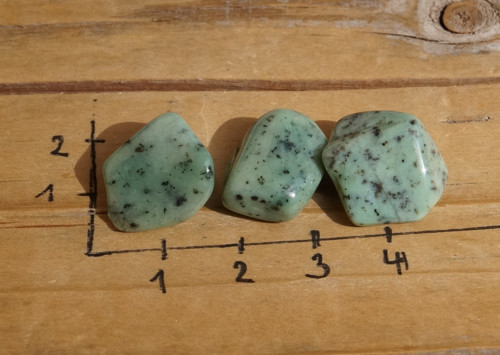 Sada -grossularit- zelený granát D9796 — foto 2