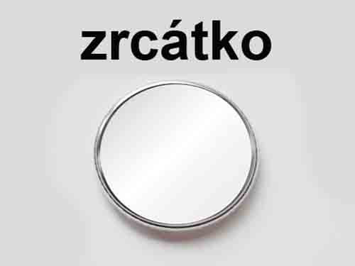 Placka se zrcátkem 56 mm - B005 — foto 2