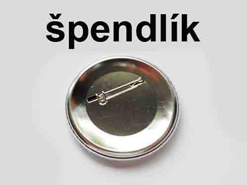 Placka se špendlíkem 37 mm - B015 — foto 2