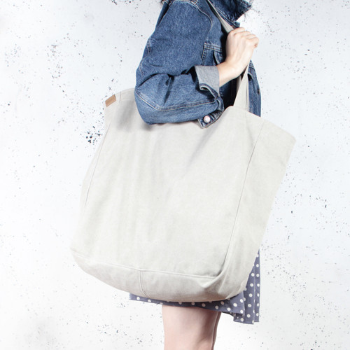 BIG LAZY BAG béžová — foto 4