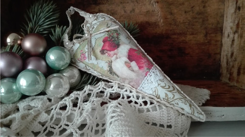 Srdínko vánoční krajkové — foto 2