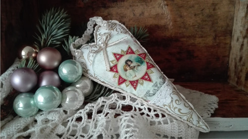 Srdínko vánoční krajkové — foto 2