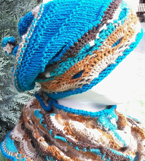 Hnědotyrkysovokrémová - color glitz — foto 4
