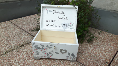 Svatební truhlička... stříbrná... — foto 2
