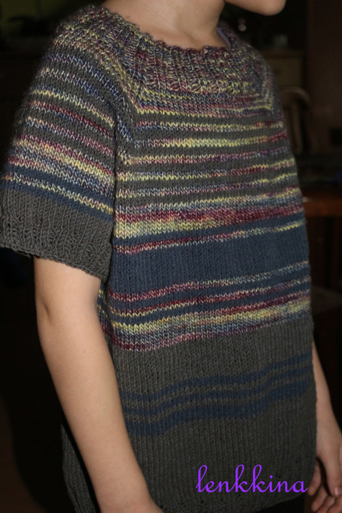 Dívčí halenka pletená - malabrigo — foto 2