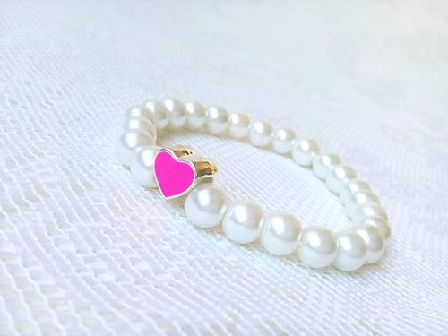 Fuchsia heart bracelet — foto 2